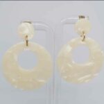 PENDIENTES ARO 90' WHITE