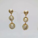 PENDIENTE BOLAS PLATEADO