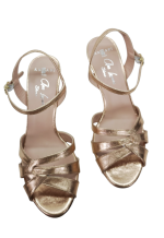 SANDALIA BULERÍA ORO ROSA - Imagen 5