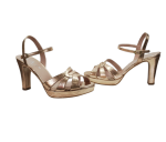 SANDALIA BULERÍA ORO ROSA - Imagen 8